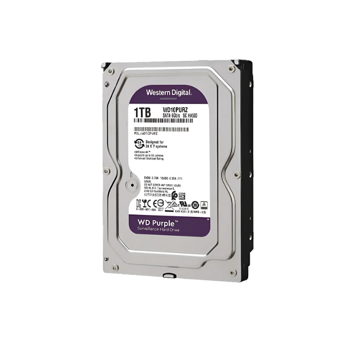 Disco Duro Wd Purple 1tb 3.5 Plateado Interno